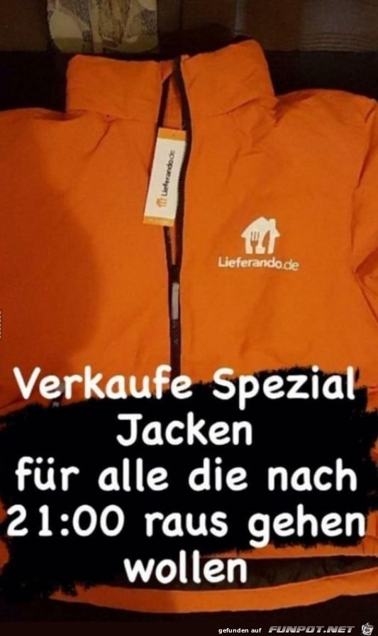 Verkaufe Spezial-Jacke