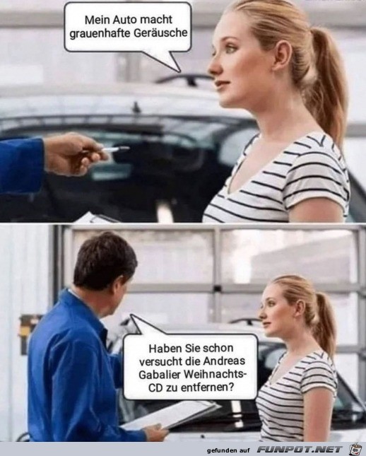 Auto macht grauenhafte Gerusche