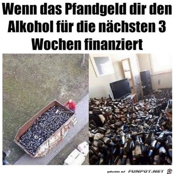 Ziemlich viel Pfand