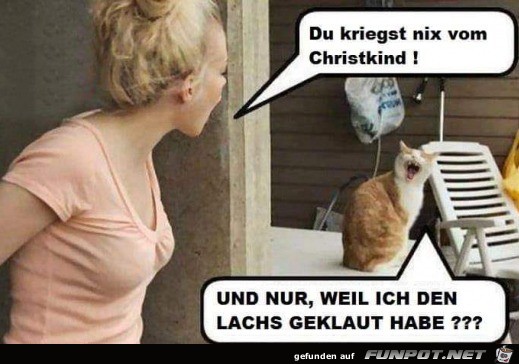 Du bekommst nichts vom Christkind