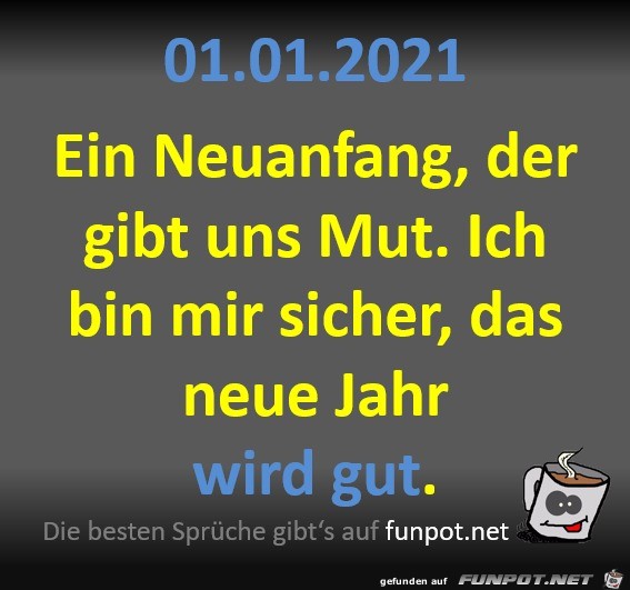 Das neue Jahr wird gut