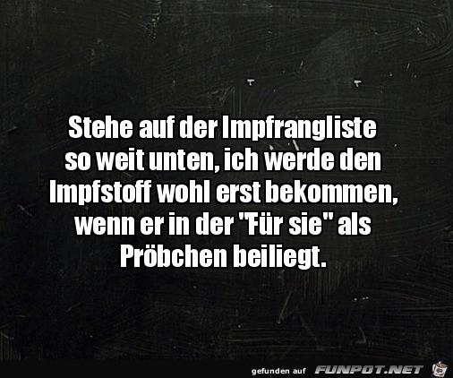 Die Impfrangliste