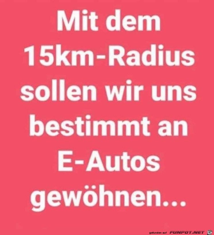 Der 15-km-Radius