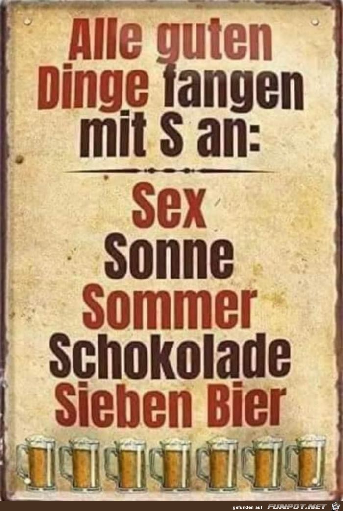 gute Dinge