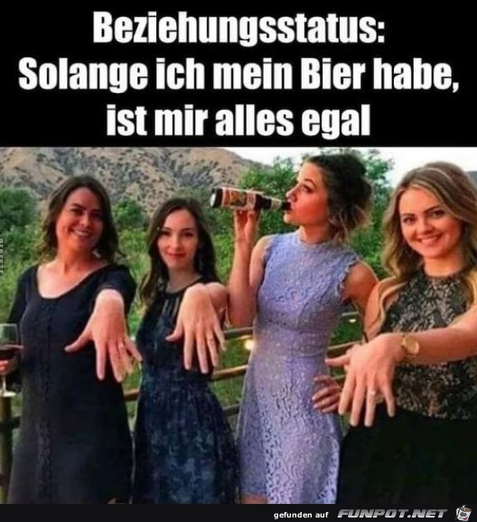 Solange ich mein Bier habe