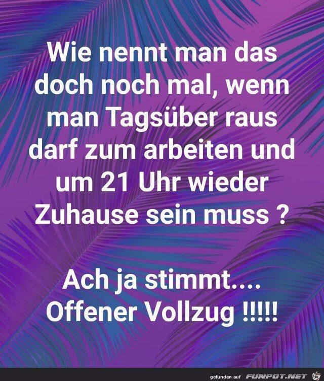 offener Vollzug