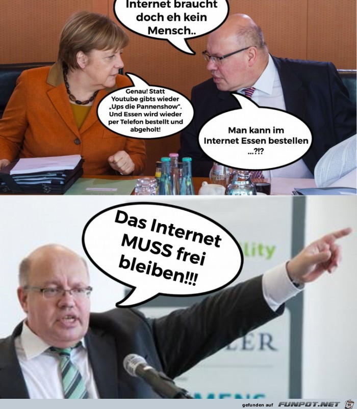 Das Internet muss frei bleiben