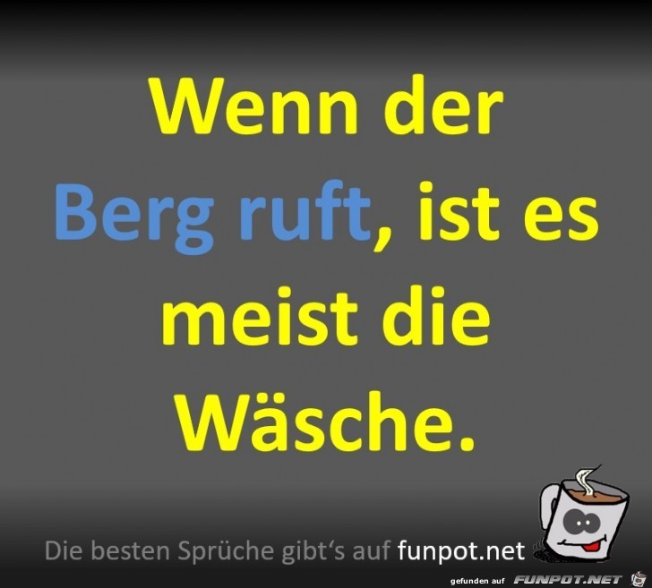 Der Berg ruft