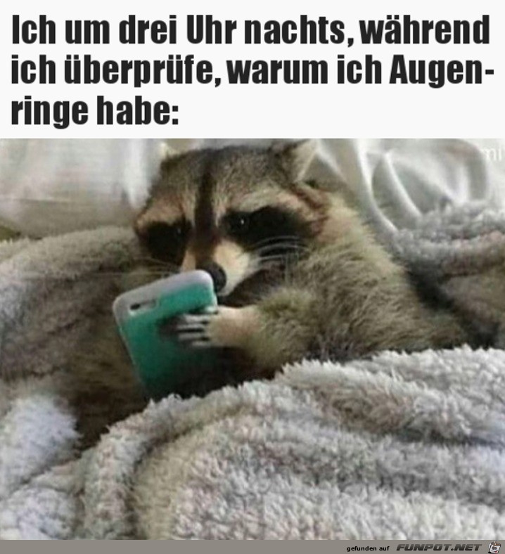 Meine Augenringe