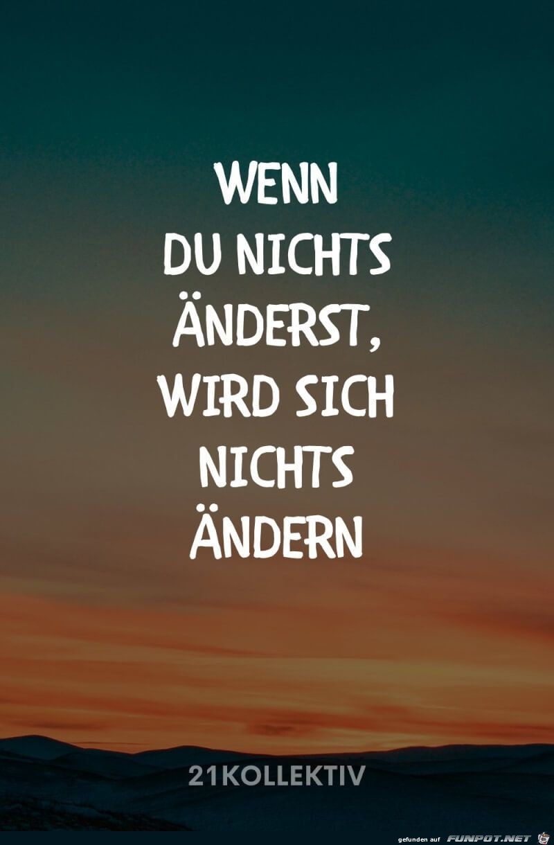 Wenn Du...