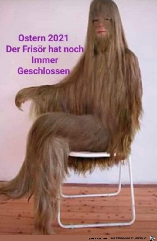 Ostern 2021 ohne Friseur