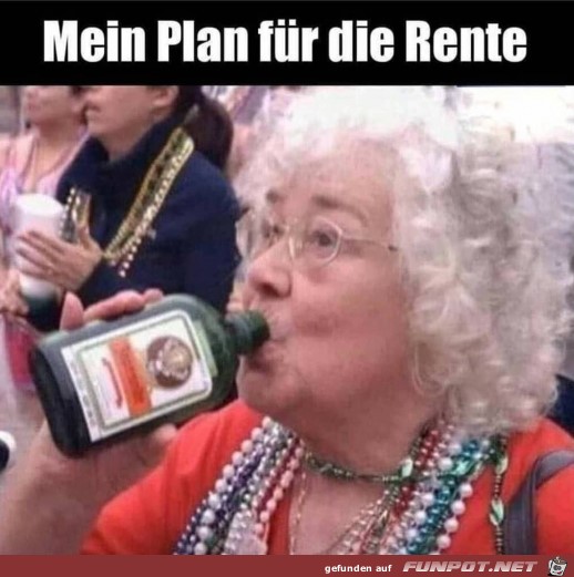 Mein Plan fuer die Rente