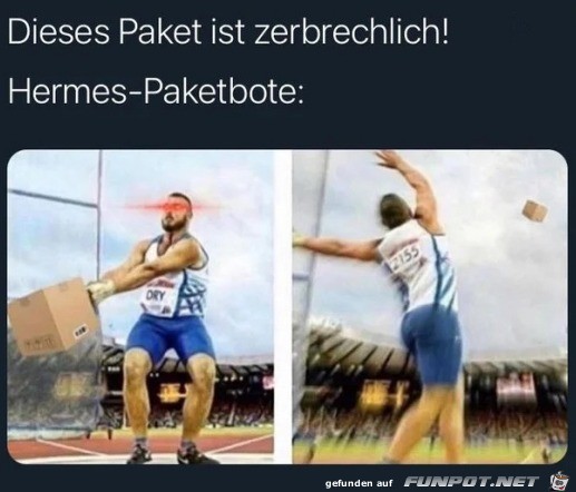 Zerbrechliches Paket