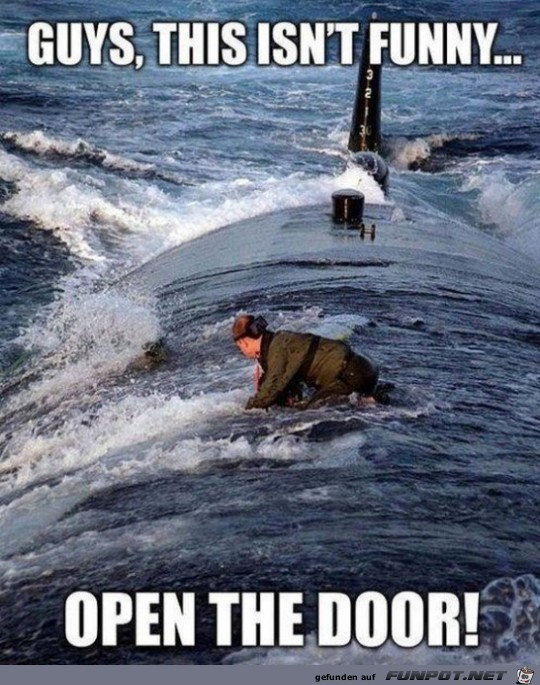 Open the door