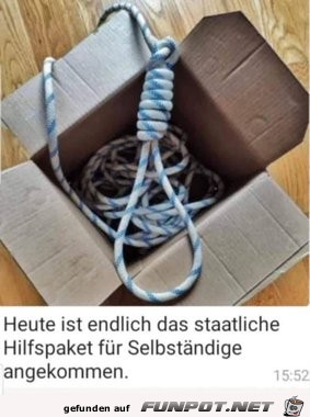 Staatliches Hilfspaket