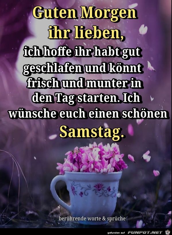 Guten Morgen...