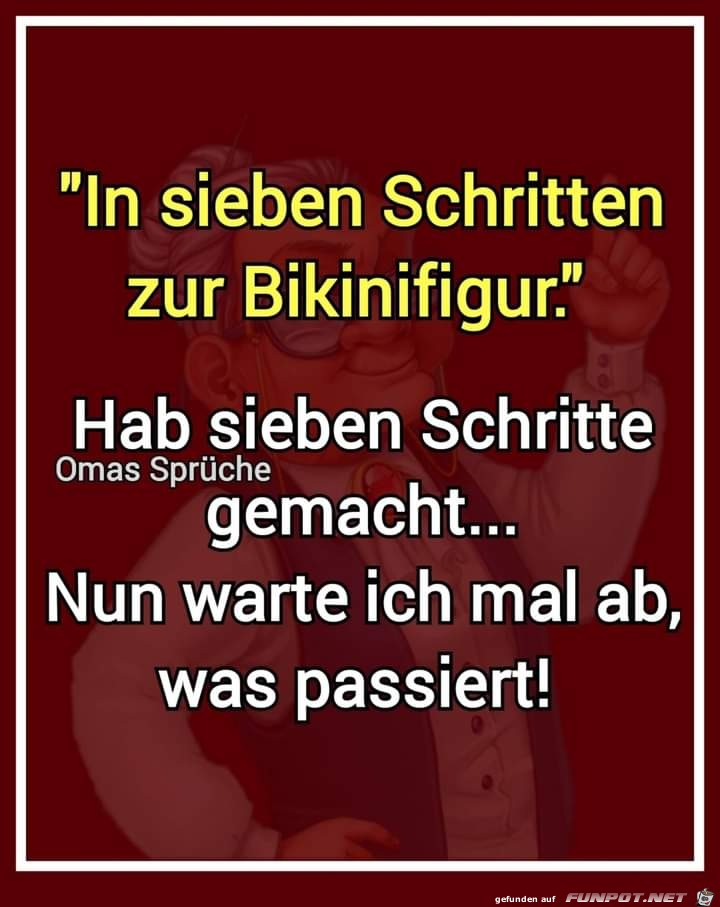 sieben Schritte