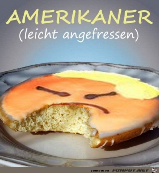 Angefressener Amerikaner