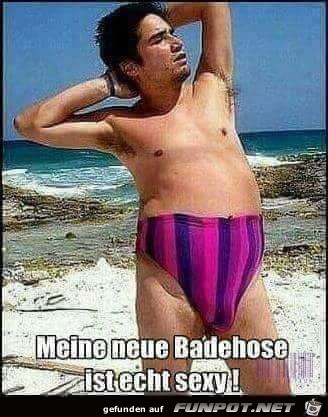 Meine neue Badehose