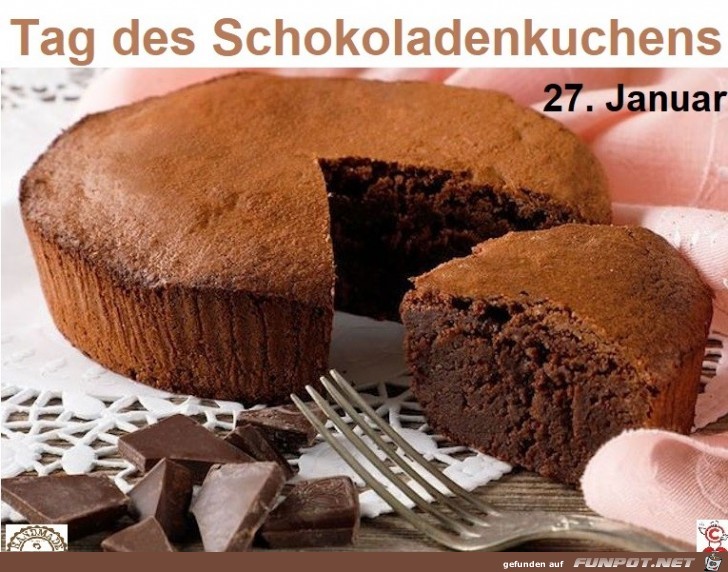 Tag des Schokoladenkuchens