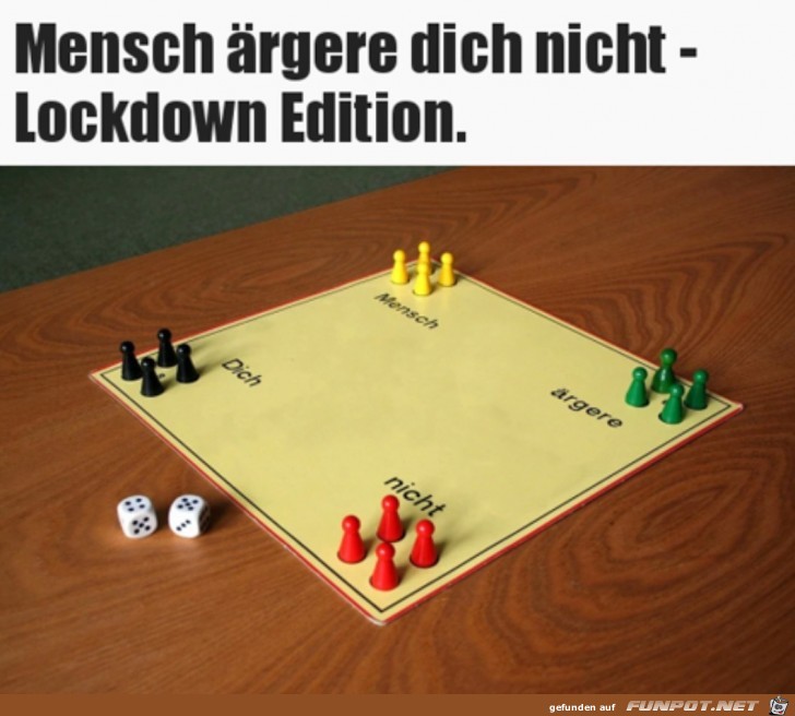 Lockdown-Version von Mensch rgere dich nicht