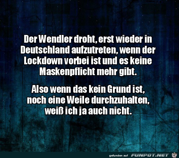 Der Wendler droht