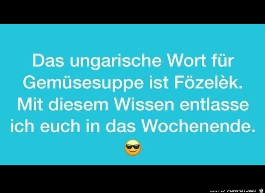 ungarisches Wort