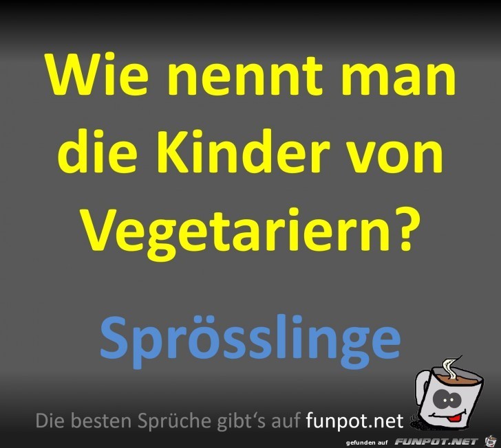 Kinder von Vegetariern