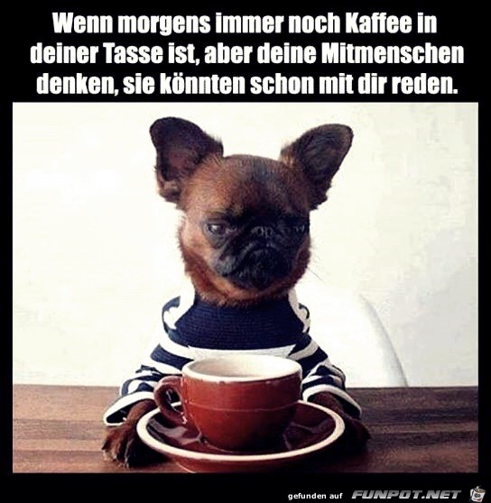 Kaffee ist noch nicht leer