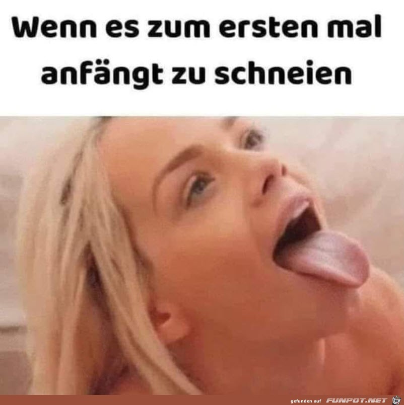 Es fngt an zu schneien