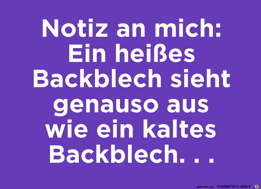 Das Backblech