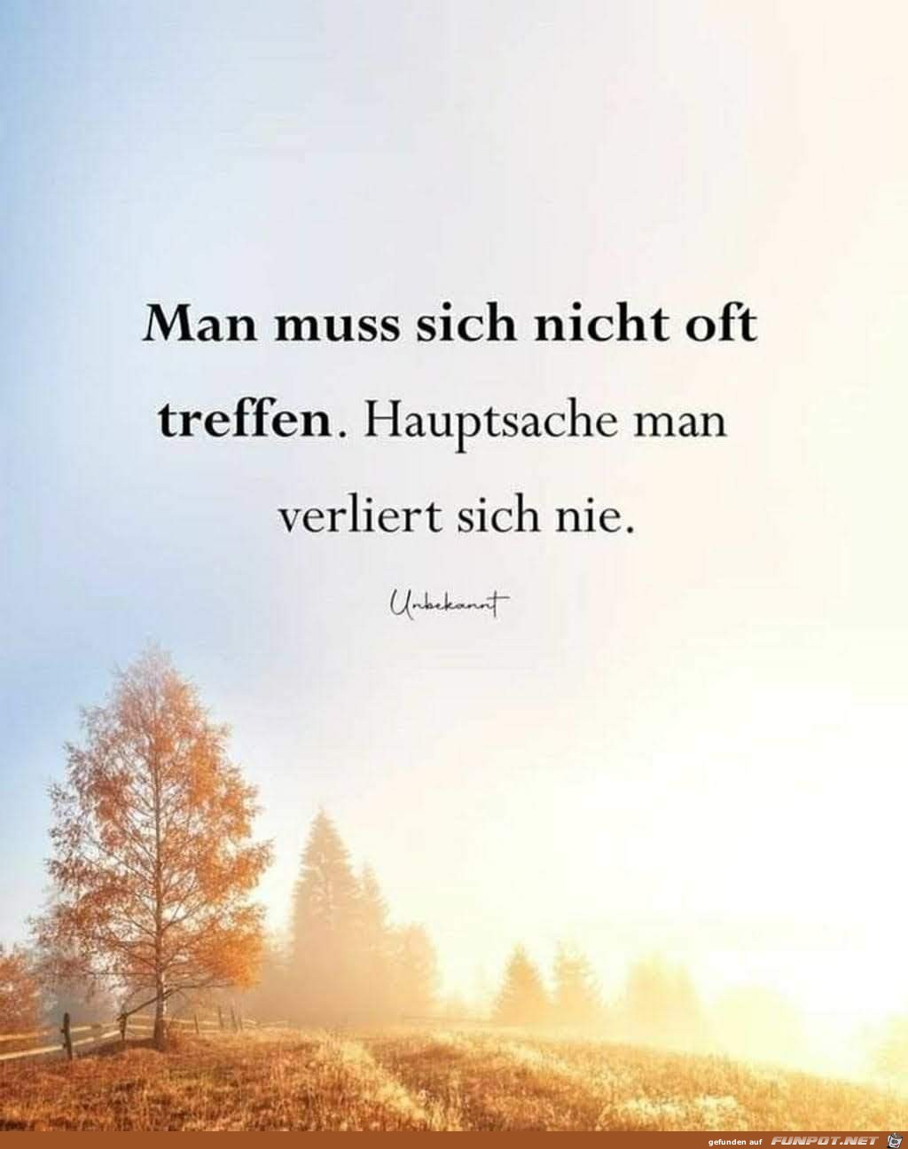 Man muss sich nicht