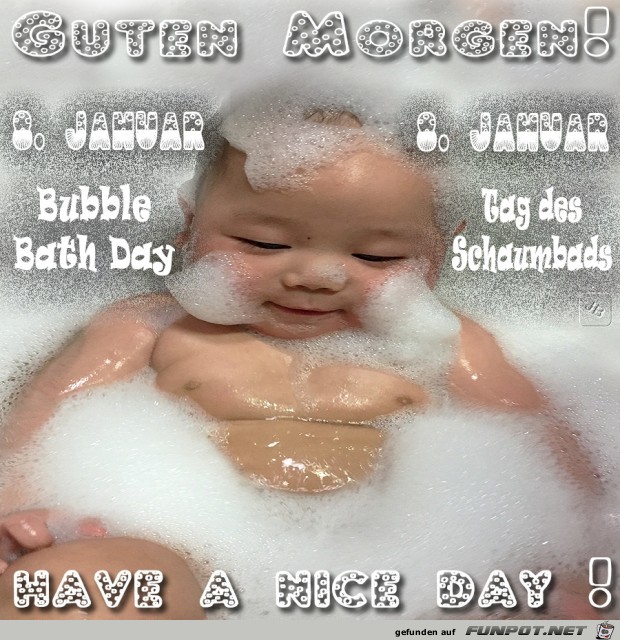 Bubble Bath Day / Tag des Schaumbades