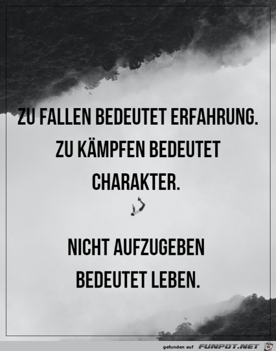 Nicht aufgeben Nicht aufgeben