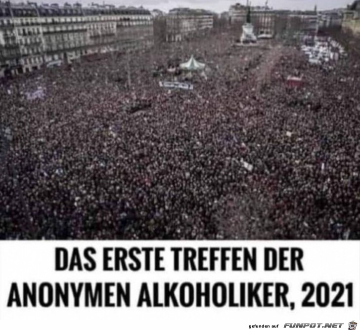 Treffen der anonymen Alkoholiker