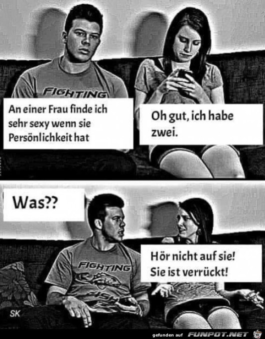 Sie ist verrueckt