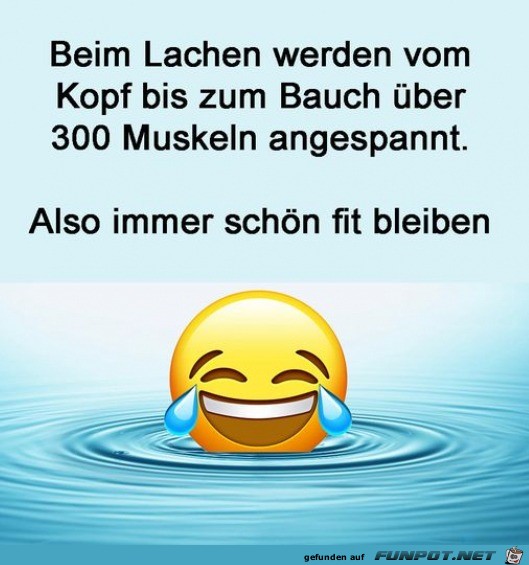 Lachen ist Sport