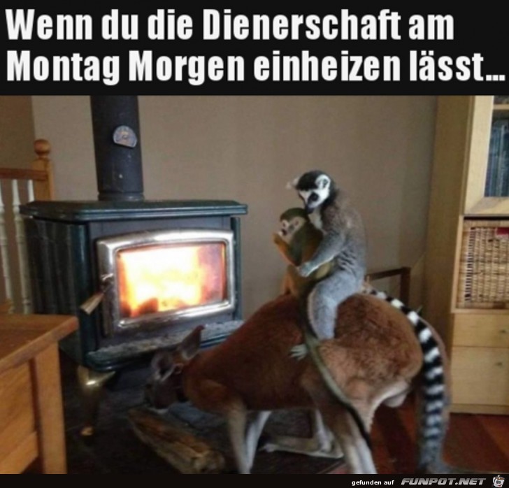 Erst mal einheizen