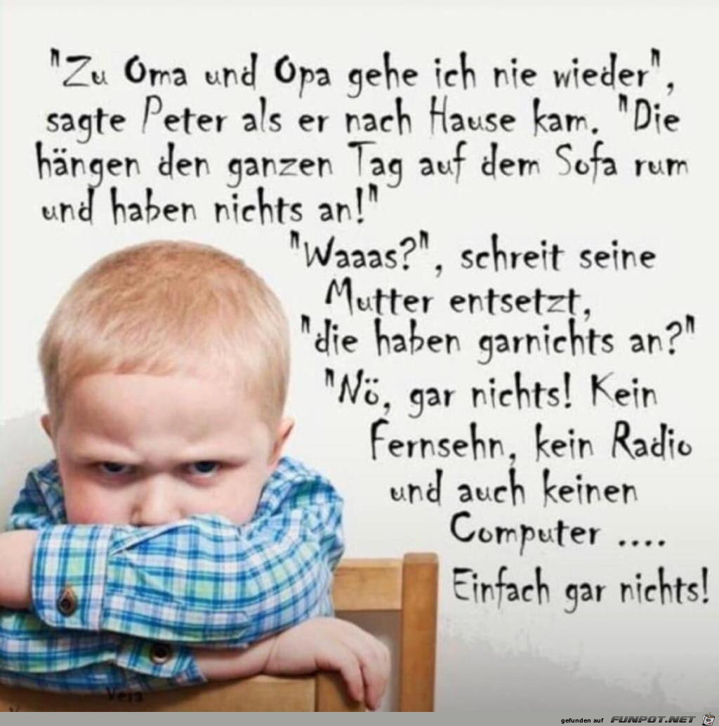 zu Oma und Opa zu Oma und Opa