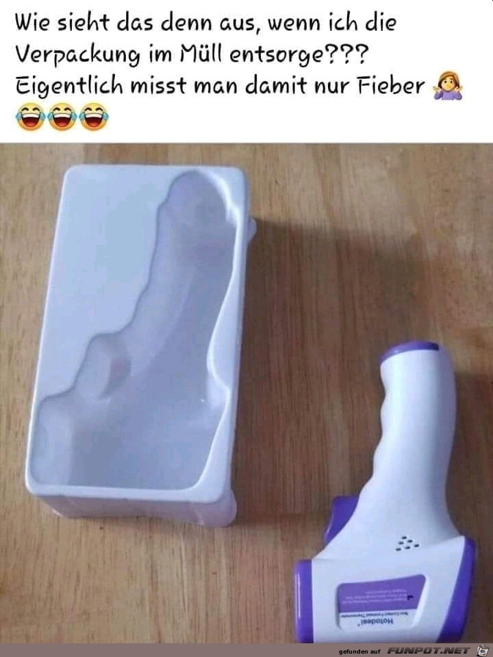 Lustige Verpackung