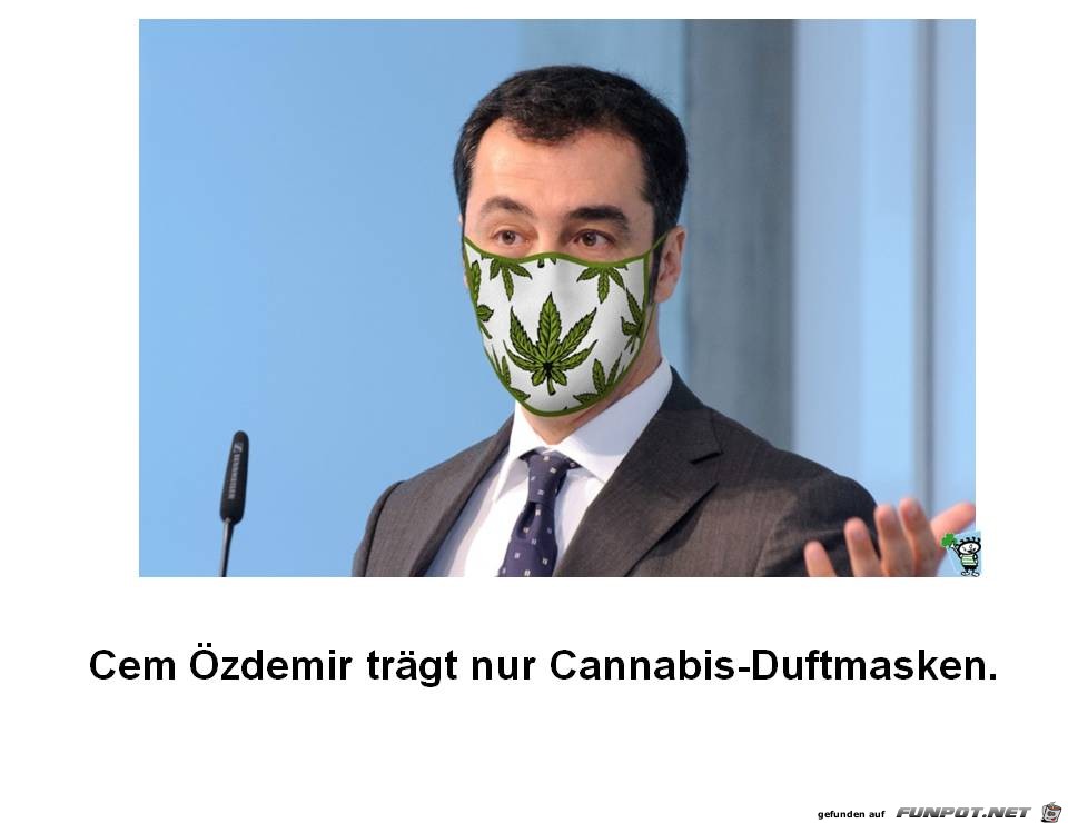 Cannabis Duftmaske