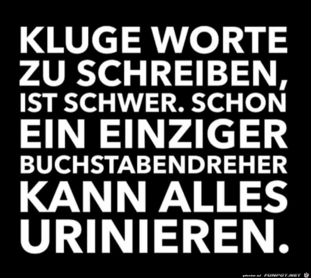 Kluge Worte