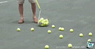 Tennisball-Sammler Tennisball-Sammler