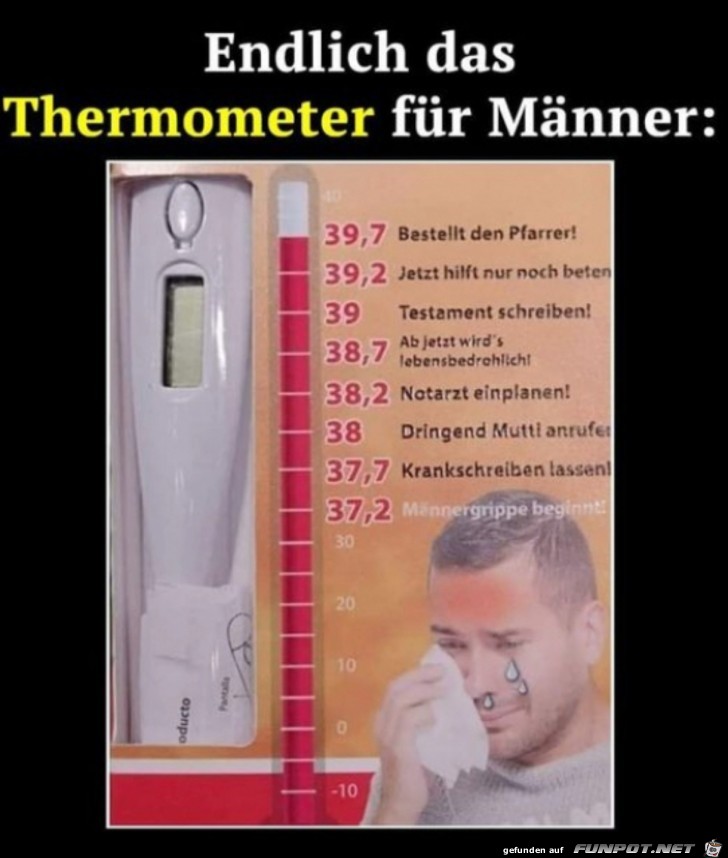 Thermometer für Männer