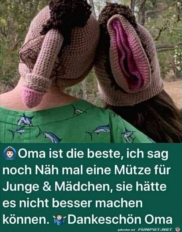 Oma hat gestrickt