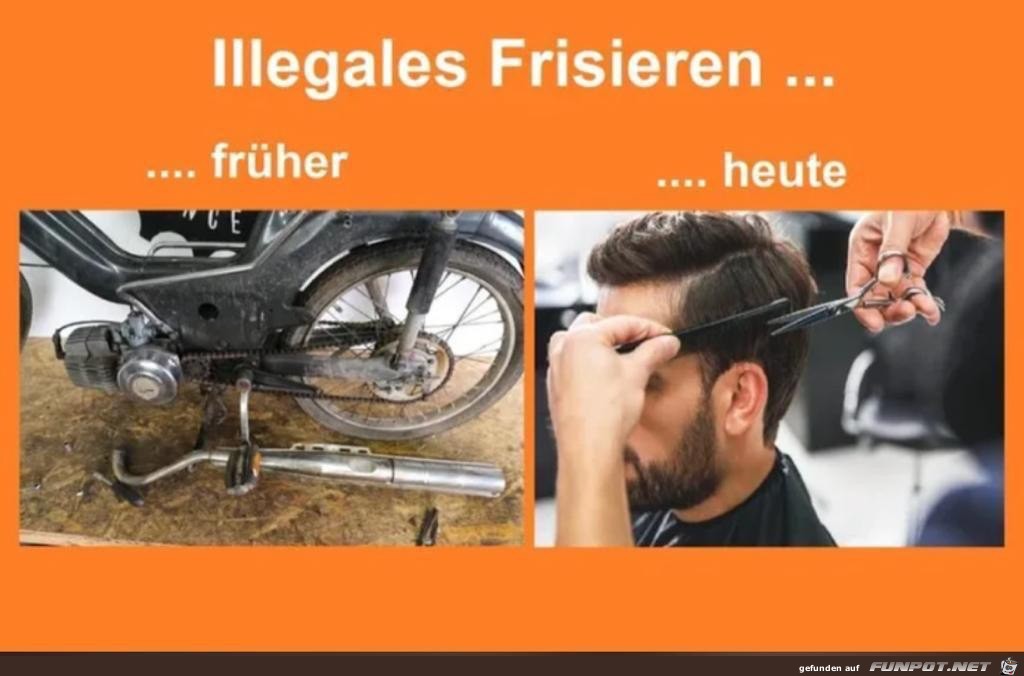 Illegales Frisieren