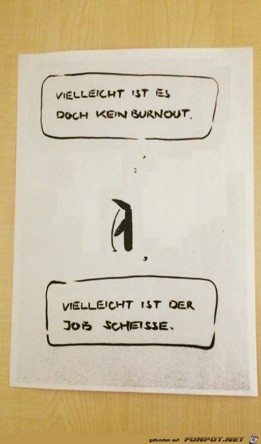 Vielleicht ist der Job nichts