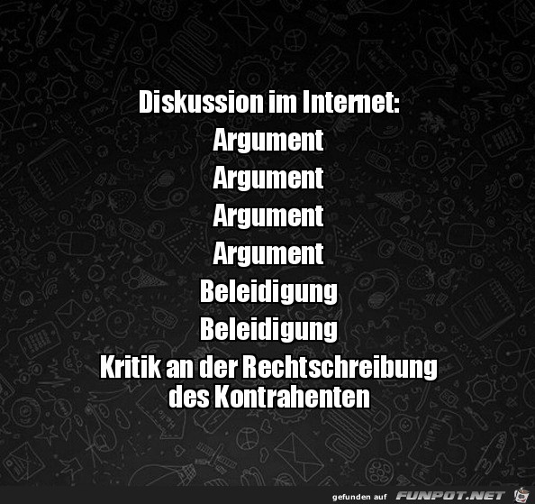 Diskussion im Internet Diskussion im Internet