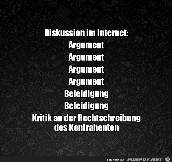 Diskussion im Internet