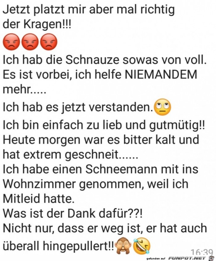 Böser Schneemann Böser Schneemann
